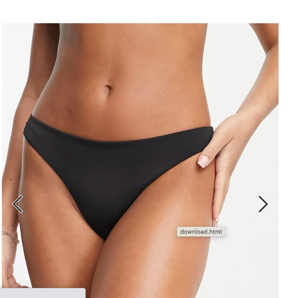 NWT Weekday Ava brazilian bikini bottom